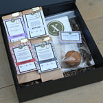 Thee cadeauset met papieren theefilters en handgemaakte chocoladebol - Bij Xann