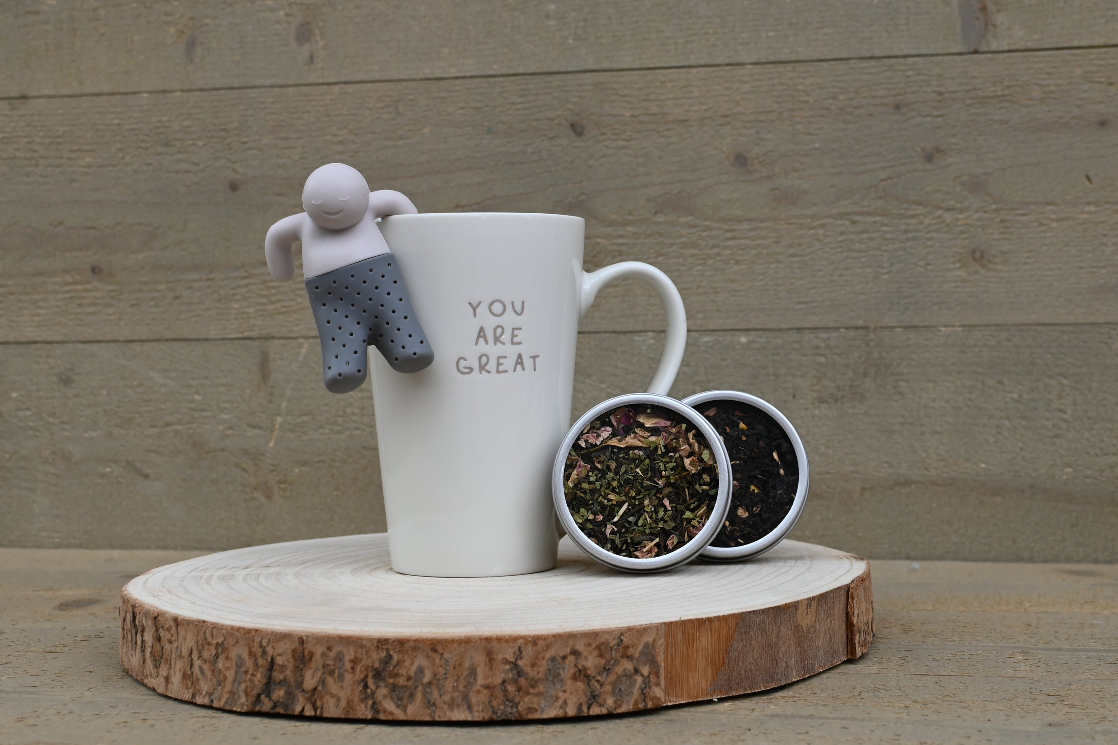 Beker You are Great, Theeblikje losse thee, mr Tea Bij Xann