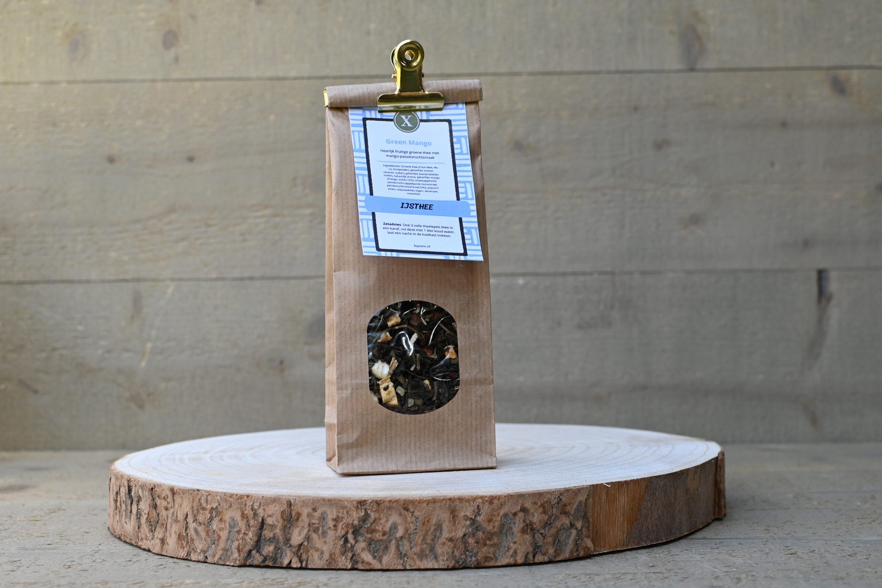 Losse groene thee met mango ijsthee Bij Xann