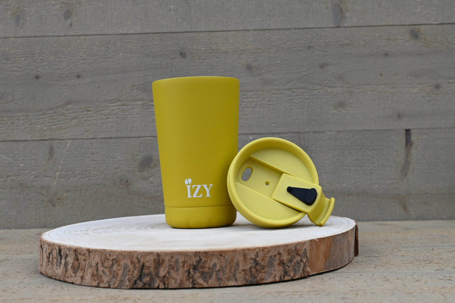 Thermosbeker Thermomok Mug geel 350 Milliliter