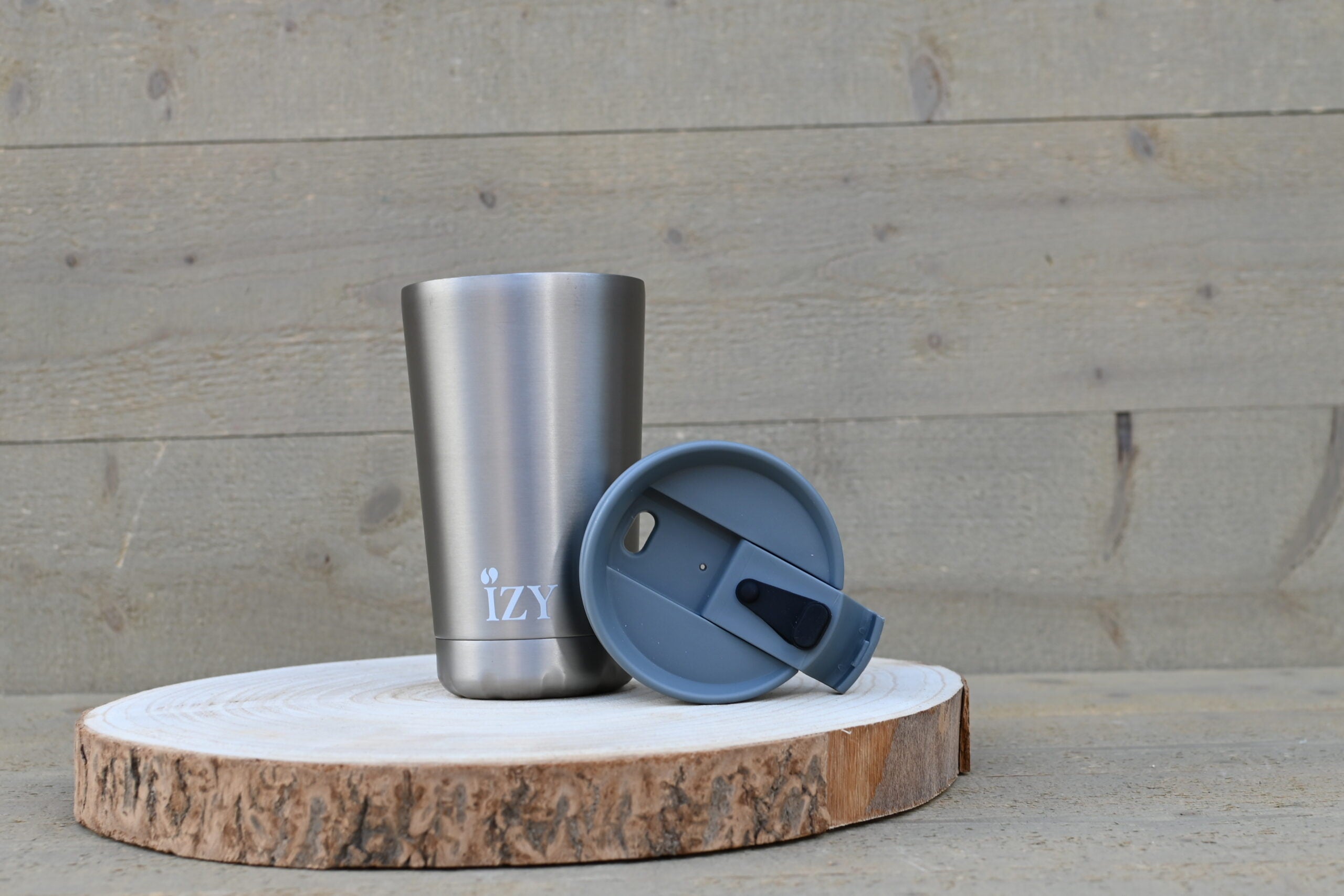 Thermosbeker Thermomok Mug zilver 350 Milliliter