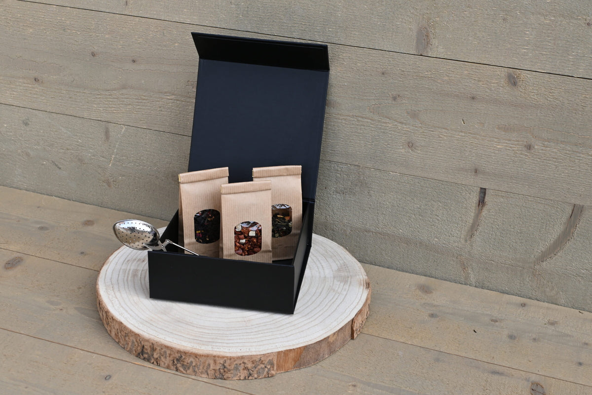 Cadeaubox Cadeau Kadoobox Kadoo Thee theefilter theetang Bij Xann