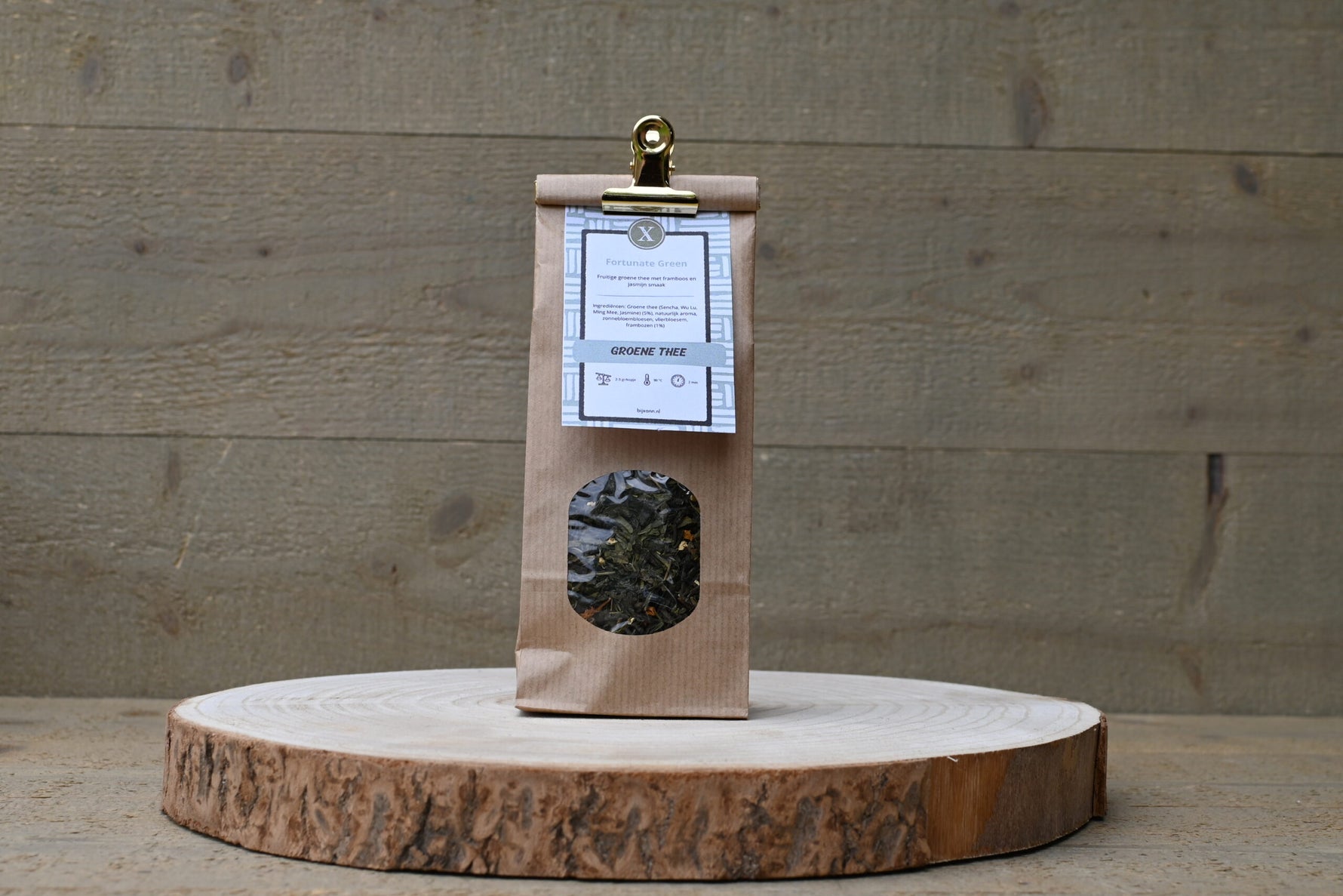 Verse groene thee Fortunate Green met vlierbloesem - Bij Xann