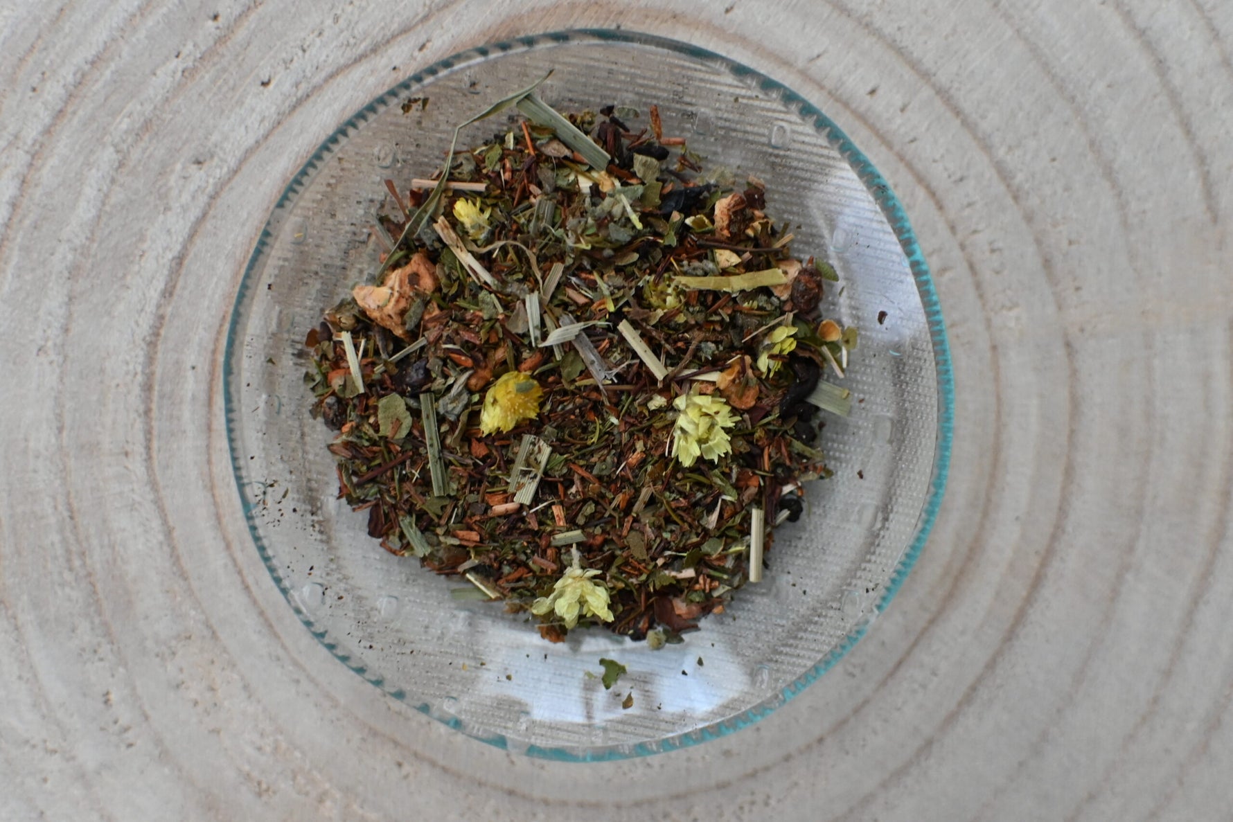 Grapefruity Sea Buckthorn losse thee Rooibos thee Bij Xann