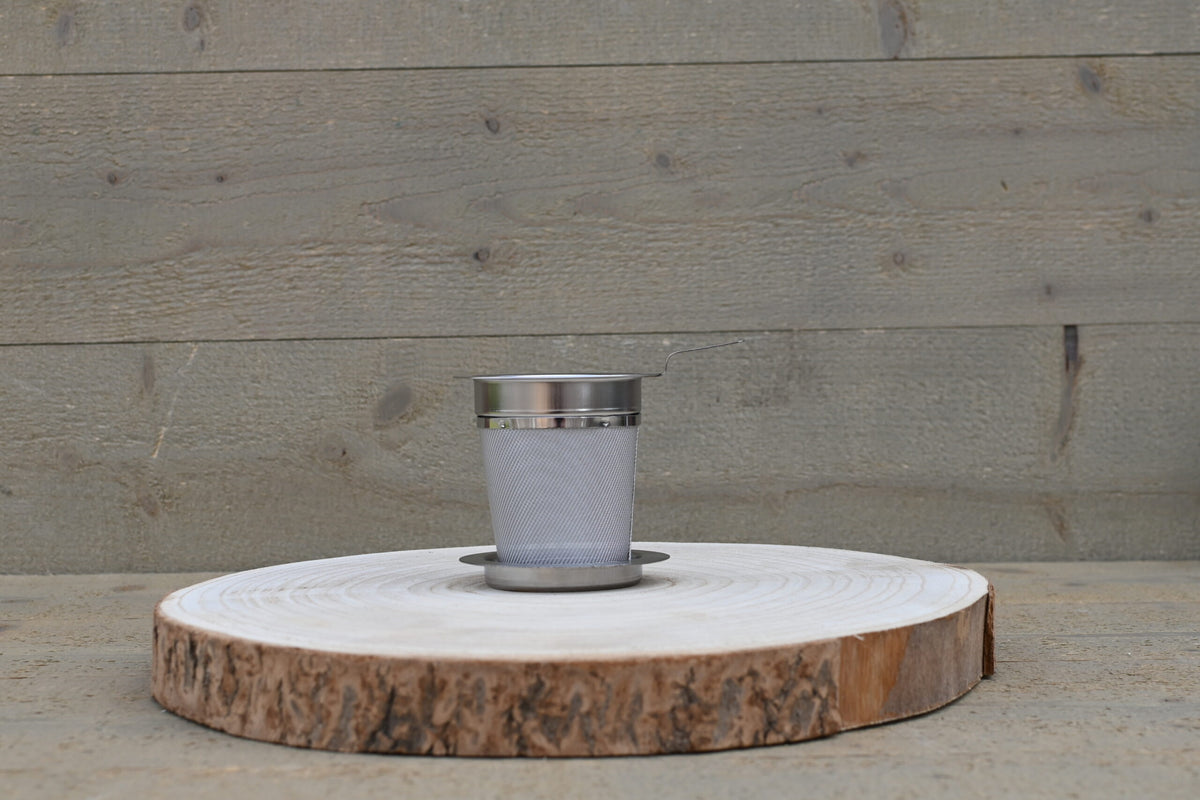 RVS theezeef met deksel, 5,5 cm - Bij Xann