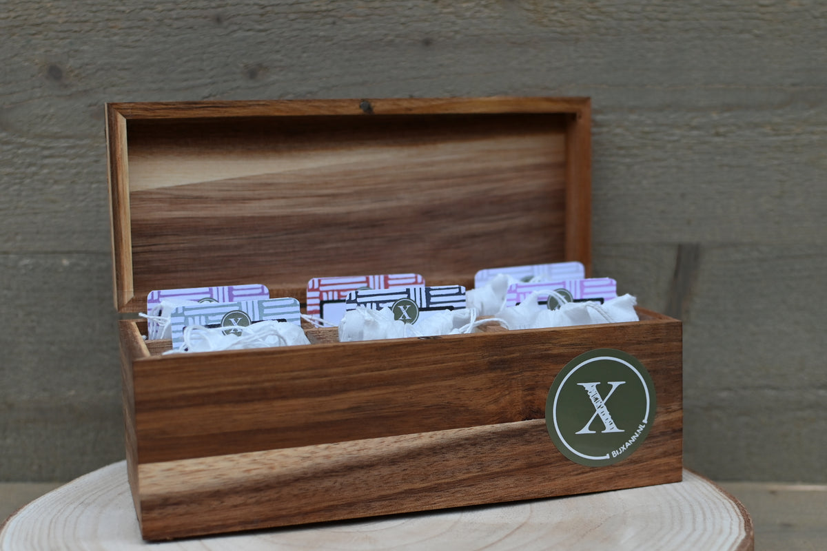 Theedoos met theezakjes losse thee - Bij Xann