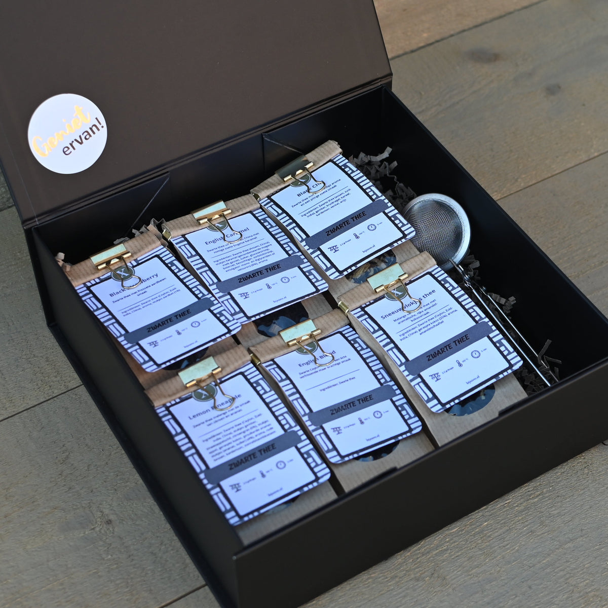 Theepakket luxe verse thee zwarte thee Bij Xann